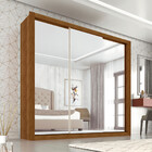 Guarda Roupa Casal 3 Portas Espelhado 4 Gavetas Panamá Sallêt