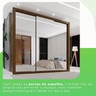 Guarda-roupa Casal 3 Portas Espelhado E 4 Gavetas Costa Rica
