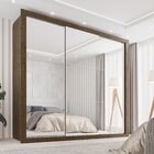 Guarda-roupa Casal 3 Portas Espelhado E 4 Gavetas Costa Rica