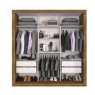 Guarda-roupa Casal 3 Portas Espelhado E 4 Gavetas Costa Rica