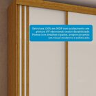 Guarda-roupa Casal 3 Portas Flex Color 213cm 100% Mdf Kamala