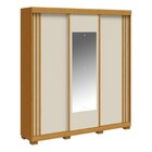 Guarda-roupa Casal 3 Portas Flex Color Com Espelho 213cm 100%