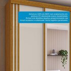 Guarda-roupa Casal 3 Portas Flex Color Com Espelho 213cm 100%