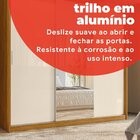 Guarda-roupa Casal 3 Portas London Yescasa Cinamon/off-white