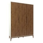 Guarda Roupa Casal 3 Portas Madeira Maciça/mdf Club Artemobil