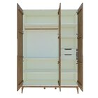 Guarda Roupa Casal 3 Portas Madeira Maciça/mdf Club Artemobil