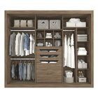 Guarda-roupa Casal 3 Portas Mdf Aracruz Espresso Móveis Avelã