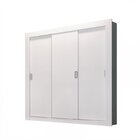 Guarda Roupa Casal 3 Portas Zurique  Branco