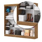 Guarda-roupa Casal 4 Espelhos 3 Portas De Correr 2 Gavetas Re