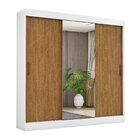 Guarda-roupa Casal 4 Espelhos 3 Portas De Correr 2 Gavetas Re