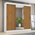 Guarda-roupa Casal 4 Espelhos 3 Portas De Correr 2 Gavetas Re