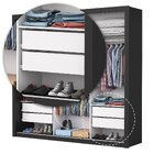Guarda Roupa Casal 4 Espelhos 3 Portas De Correr 4 Gavetas Ma
