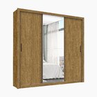 Guarda-roupa Casal 4 Espelhos 3 Portas De Correr 4 Gavetas Ma