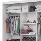Guarda-roupa Casal 4 Espelhos 3 Portas De Correr 4 Gavetas Ma