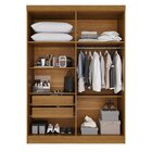 Guarda-roupa Casal 4 Portas 2 Gavetas França