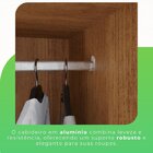 Guarda-roupa Casal 4 Portas 2 Gavetas França