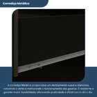 Guarda Roupa Casal 4 Portas 2 Gavetas Primacy   Black