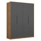 Guarda Roupa Casal 4 Portas 3 Gavetas Attore D02 Amendola/gra