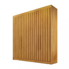 Guarda Roupa Casal 4 Portas 3 Gavetas Potente Móveis Europa