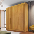 Guarda Roupa Casal 4 Portas 3 Gavetas Potente Móveis Europa