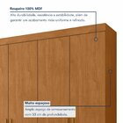Guarda Roupa Casal 4 Portas 3 Gavetas Roma Cinamomo