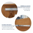 Guarda Roupa Casal 4 Portas 3 Gavetas Roma Cinamomo