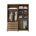 Guarda-roupa Casal 4 Portas 4 Gavetas 100% Mdf Allen 181,7 Cm