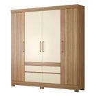 Guarda-roupa Casal 4 Portas 4 Gavetas 200cm Multimóveis Cr352
