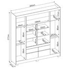 Guarda Roupa Casal 4 Portas 4 Gavetas Bilbão D02 Amendola/off