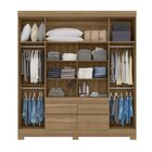 Guarda-roupa Casal 4 Portas 4 Gavetas Bilbao Demóbile Amendola
