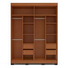 Guarda-roupa Casal 4 Portas 4 Gavetas Com Espelho Porto Freij