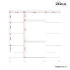 Guarda-roupa Casal 4 Portas 4 Gavetas Vivacce Jatobá/fendi Me