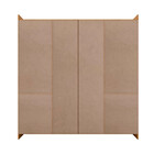 Guarda Roupa Casal 4 Portas 6 Gavetas 1477-96 Araplac