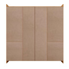 Guarda Roupa Casal 4 Portas 6 Gavetas 1477-96 Araplac