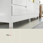 Guarda-roupa Casal 4 Portas 6 Gavetas Com Espelho Caribe Bran