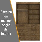 Guarda Roupa Casal 4 Portas 8 Gavetas Marselha Ypê