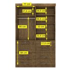 Guarda Roupa Casal 4 Portas 8 Gavetas Marselha Ypê