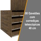 Guarda Roupa Casal 4 Portas 8 Gavetas Marselha Ypê