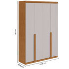 Guarda Roupa Casal 4 Portas Alonzo Lopas