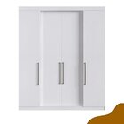 Guarda Roupa Casal 4 Portas Berlim Branco