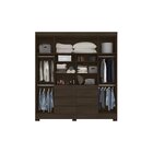 Guarda Roupa Casal 4 Portas Cadis Touch  Móveis Ébano