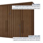 Guarda-roupa Casal 4 Portas Com 2 Portas Ripadas 4 Gavetas Gr