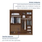 Guarda-roupa Casal 4 Portas Com 2 Portas Ripadas 4 Gavetas Gr