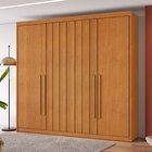 Guarda-roupa Casal 4 Portas Com 2 Portas Ripadas 4 Gavetas Gr