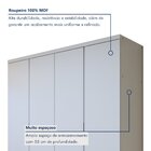 Guarda Roupa Casal 4 Portas Com 5 Gavetas 100% Mdf Urbano Bra
