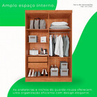 Guarda-roupa Casal 4 Portas Com Espelho 2 Gavetas Recife Sall