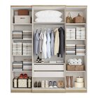 Guarda Roupa Casal 4 Portas Com Espelho Splendore Glass Thb