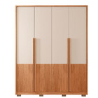 Guarda Roupa Casal 4 Portas Com Pés Francis 18 Caemmun