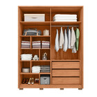 Guarda Roupa Casal 4 Portas Com Pés Francis 18 Caemmun