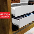 Guarda-roupa Casal 4 Portas De Correr 4 Gavetas Firenze Yesca